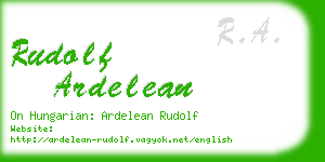 rudolf ardelean business card